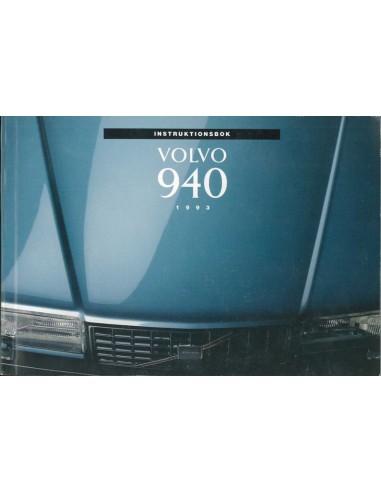 1993 VOLVO 940 INSTRUCTIEBOEKJE ZWEEDS