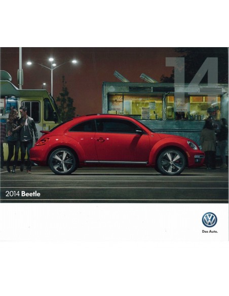 2014 VOLKSWAGEN BEETLE BROCHURE ENGELS USA