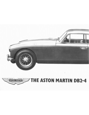 1953 ASTON MARTIN DB2-4 BROCHURE ENGLISH