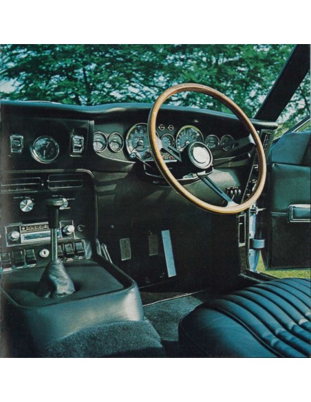 1970 ASTON MARTIN DBS V8 BROCHURE ENGLISH
