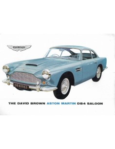 1963 ASTON MARTIN DB4 SALOON BROCHURE 