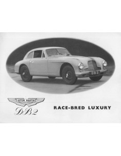 1952 ASTON MARTIN DB2 BROCHURE ENGLISH