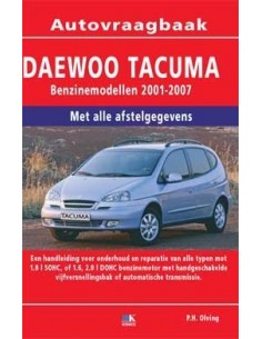 2001 - 2007  DAEWOO TACUMA BENZINE VRAAGBAAK NEDERLANDS
