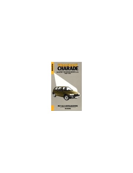 1988 - 1992 DAIHATSU CHARADE BENZINE / DIESEL VRAAGBAAK NEDERLANDS