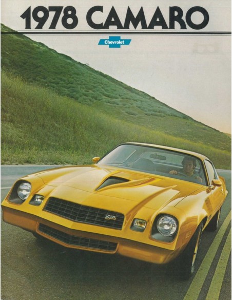 1978 CHEVROLET CAMARO BROCHURE ENGELS