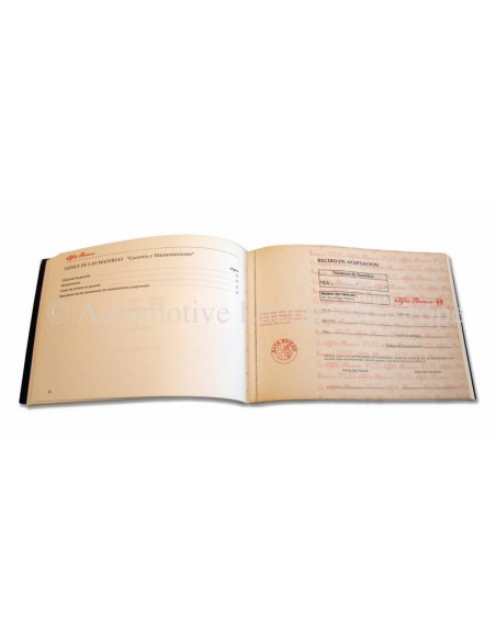 1992 ALFA ROMEO RZ BETRIEBSANLEITUNG SPANISCH