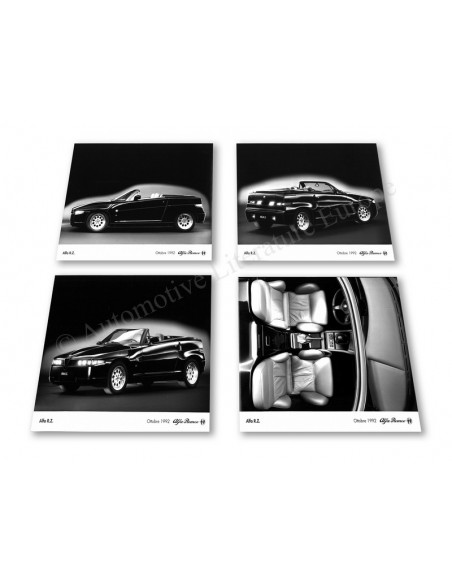 1992 ALFA ROMEO RZ PRESSKIT ENGLISH