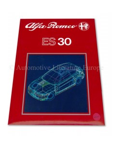 1989 ALFA ROMEO ES 30 (SZ) PRESSEMAPPE ENGLISCH