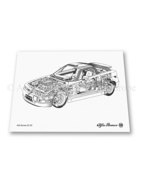 1989 ALFA ROMEO ES 30 (SZ) PERSMAP ENGELS
