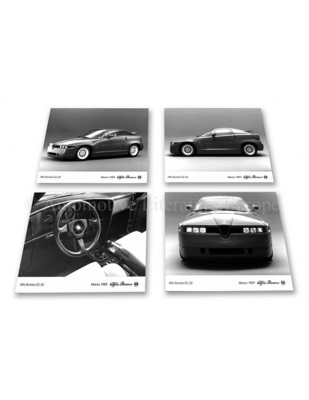 1989 ALFA ROMEO ES 30 (SZ) PRESSEMAPPE ENGLISCH