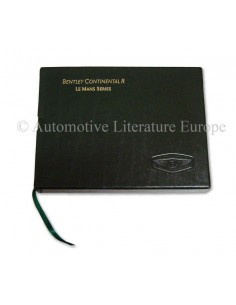 2001 BENTLEY CONTINENTAL R LE MANS SERIES INSTRUCTIEBOEKJE ENGELS
