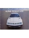 1972 ALPINE A310  BROCHURE FRANS