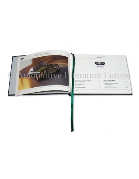 2001 BENTLEY CONTINENTAL R LE MANS SERIES INSTRUCTIEBOEKJE ENGELS