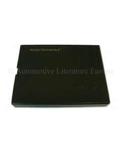 1999 BENTLEY CONTINENTAL R INSTRUCTIEBOEKJE ENGELS