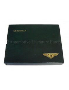 1995 BENTLEY CONTINENTAL R INSTRUCTIEBOEKJE FRANS DUITS
