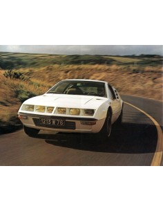 1972 ALPINE A310  BROCHURE FRANS 2