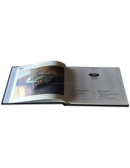 2001 BENTLEY CONTINENTAL R LE MANS SERIES INSTRUCTIEBOEKJE ITALIAN