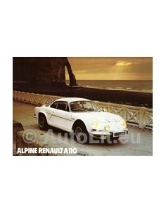 1976 ALPINE BERLINETTE BROCHURE FRANS
