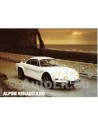 1976 ALPINE BERLINETTE BROCHURE FRANS