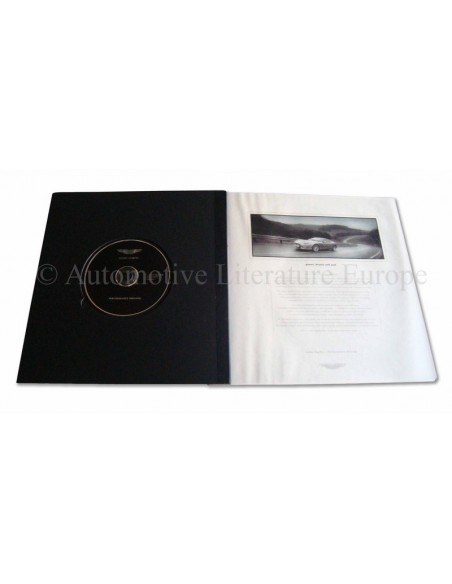 2001 ASTON MARTIN PERFORMANCE DRIING HARDCOVER BROCHURE ENGELS