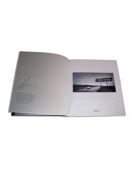 2001 ASTON MARTIN PERFORMANCE DRIING HARDCOVER BROCHURE ENGELS