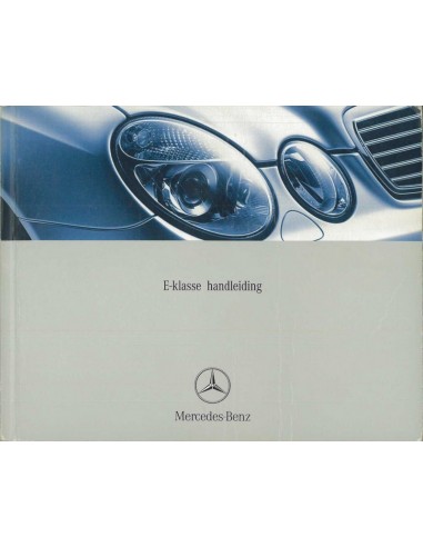 2002 MERCEDES BENZ E KLASSE INSTRUCTIEBOEKJE NEDERLANDS