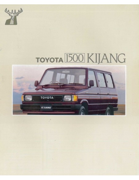 1988 TOYOTA 1500 KIJANG BROCHURE INDONESISCH ENGELS 