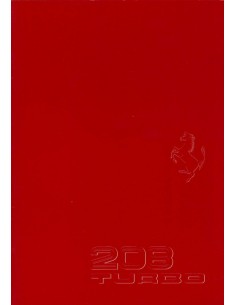 1982 FERRARI 208 TURBO BROCHURE ITALIAANS 235/82