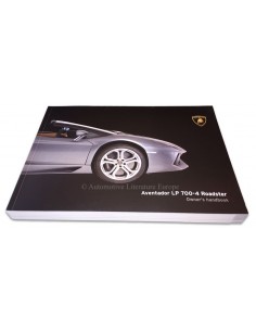 2014 LAMBORGHINI AVENTADOR LP 700-4 ROADSTER INSTRUCTIEBOEKJE ENGELS