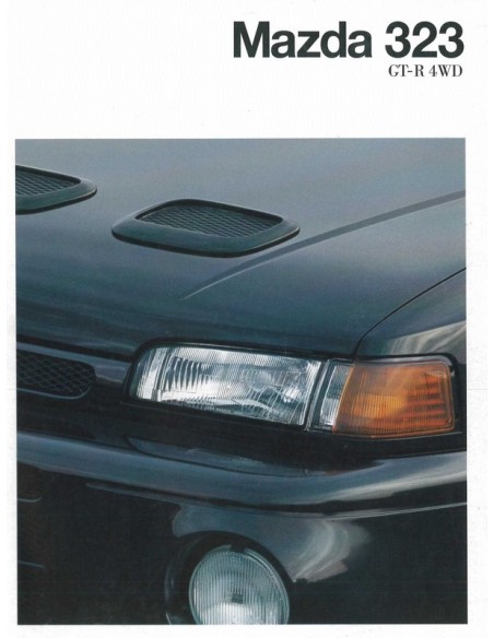 1992 MAZDA 323 GT-R 4WD BROCHURE DUITS