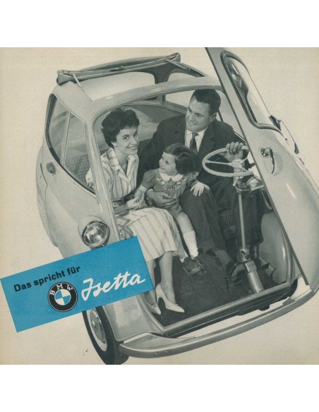 1958 BMW ISETTA BROCHURE DUITS
