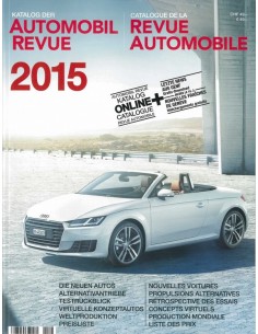 2015 AUTOMOBIL REVUE JAARBOEK DUITS FRANS