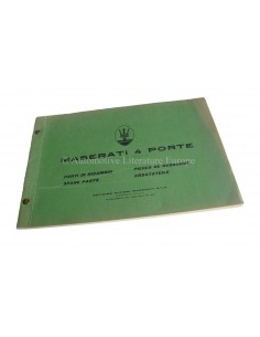 1964 MASERATI QUATTROPORTE I ONDERDELENBOEK 