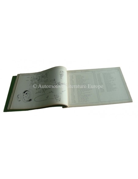 1964 MASERATI QUATTROPORTE I ONDERDELENBOEK 