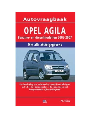 2002 - 2007 OPEL AGILA VRAAGBAAK NEDERLANDS