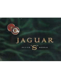 1965 JAGUAR 3.4 & 3.8 S MODELS BROCHURE ENGELS