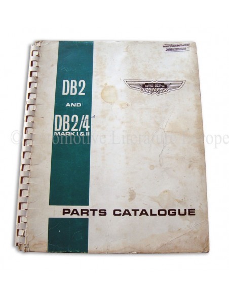 1966 ASTON MARTIN DB2 & DB2/4 MK 1 / 2 ONDERDELENHANDBOEK ENGELS