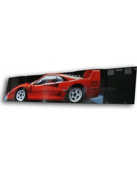 1989 FERRARI F40 BROCHURE GERMAN 561/89
