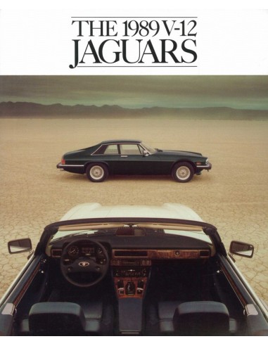1989 JAGUAR XJ-S BROCHURE ENGELS USA