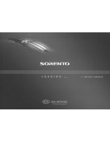 2007 KIA SORENTO INSTRUCTIEBOEKJE NEDERLANDS