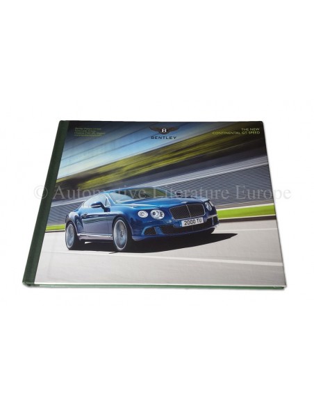 2012 BENTLEY CONTINENTAL GT SPEED HARDCOVER BROCHURE ENGELS