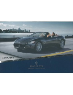 2010 MASERATI GRANCABRIO BROCHURE ENGELS