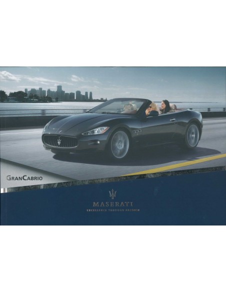 2010 MASERATI GRANCABRIO BROCHURE ENGELS