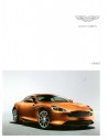 2012 ASTON MARTIN VIRAGE BROCHURE DUITS