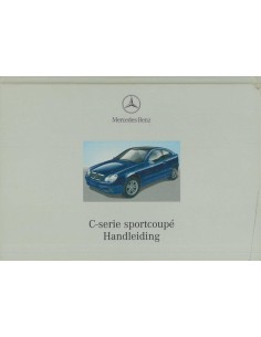 2000 MERCEDES BENZ C KLASSE SPORTCOUPE INSTRUCTIEBOEKJE NEDERLANDS