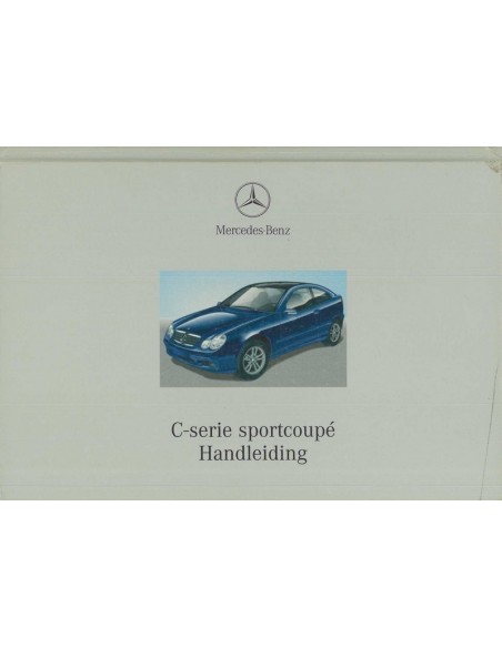 2000 MERCEDES BENZ C KLASSE SPORTCOUPE INSTRUCTIEBOEKJE NEDERLANDS