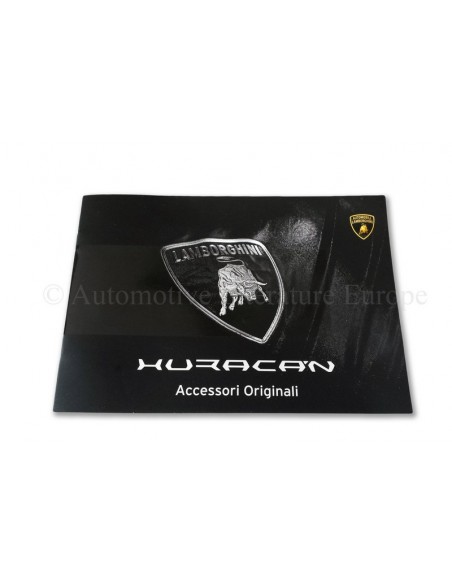 2015 LAMBORGHINI HURACA'N LP 610-4 ACCESSOIRES BROCHURE ENGELS
