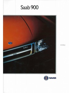 1992 SAAB 900 BROCHURE DUITS