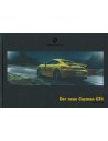 2015 PORSCHE CAYMAN GT4 HARDCOVER BROCHURE DUITS