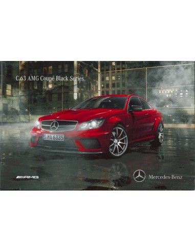 2012 MERCEDES BENZ C KLASSE C 63 AMG COUPE BLACK SERIES BROCHURE DUITS